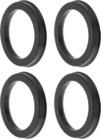 84.1mm to 64.1mm Car Wheel Hub Centric Rings Black Polycarbonate Wheels Center Shaft Shock Absorbing Hubrings 4 Pcs in Saudi Arabia