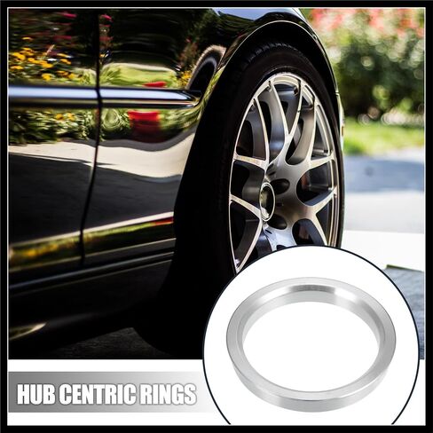 4pcs OD 70.6mm إلى ID 60.1mm Aluminium Car Hub Rings Centric Rings Bore Center Placer Materian in Kuwait