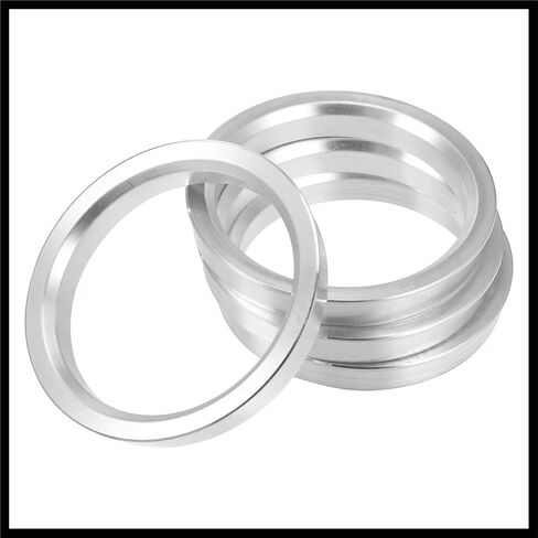 4pcs OD 70.6mm إلى ID 60.1mm Aluminium Car Hub Rings Centric Rings Bore Center Placer Materian in Kuwait