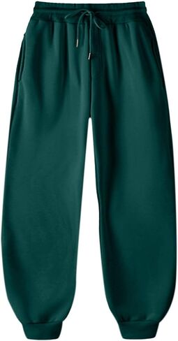 Jogging Pants for Women Plus Size Fall Sweatpants High Waisted Elastic Drawstring Joggers Lounge Casual Workout Pants in Saudi Arabia