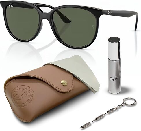 Ray-Ban RB4378 Square Shaped Sunglasses for Men & Women with Official RAYBAN Eyewear Kit in Saudi Arabia