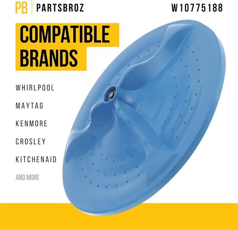 Partsbroz W10775188 غسيل - متوافق مع غسالة ويرلبول - يحل محل AP5959417 PS11699797 W10698538 W10834891 - استبدال متين للغاية in Saudi Arabia