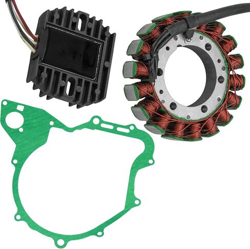 مقوم مؤلف ومقوم منظم Caltric مع حشية متوافق مع Yamaha V-Star 650 Classic XVS650 2001-2003 in Kuwait