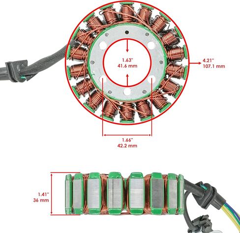 Caltric 31120-HL5-A01 Stator Magneto Compatible with Honda Pioneer 500 SXS500 2015-2021 in Saudi Arabia