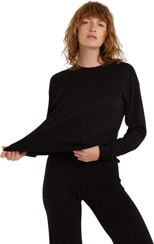 Women's Soft Knit Boxy Crewneck Sweater in Saudi Arabia