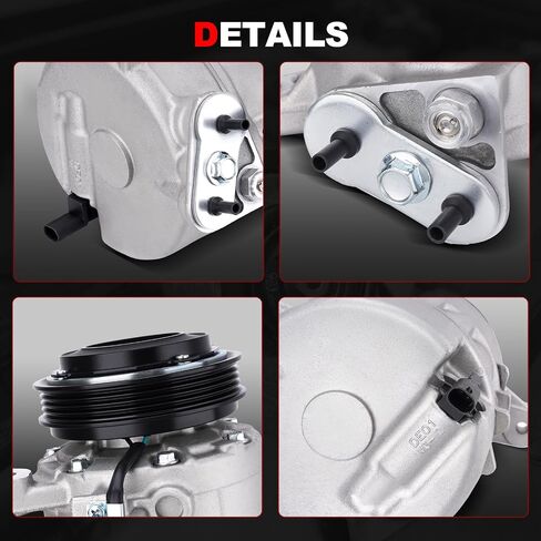 Air Conditioner AC Compressor with Clutch Compatible with 2015-2020 Cadillac Escalade, 2015-2019 GMC Sierra Yukon XL, 2014-2019 Silverado 1500 4.3L/5.3L/6.2L, 2015-2020 Suburban/Tahoe 5.3L in Saudi Arabia