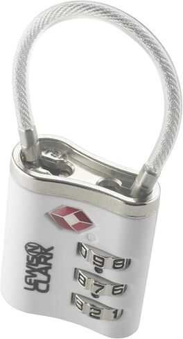 Lewis N. Clark Travel Sentry Combo Lock with Keys, Orange, One Size in Saudi Arabia