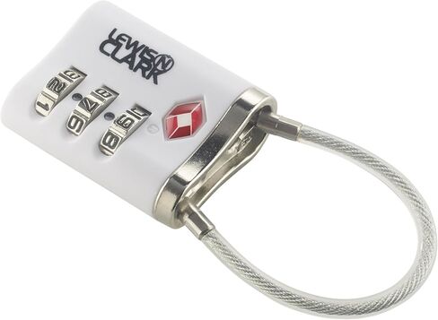 Lewis N. Clark Travel Sentry Combo Lock with Keys, Orange, One Size in Saudi Arabia