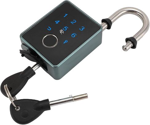 Fingerprint Padlock, Smart Padlock with Keyless Biometric, APP Control & Key Backup, Outdoor Heavy Duty Locker Lock for Gym Locker, Door, Luggage, Suitcase, Backpack in Saudi Arabia