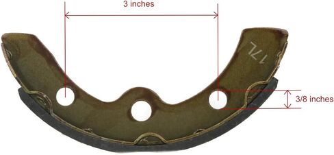 The ROP Shop Rear Brake Drums & Shoes Kit for Yamaha J55-W2536-00, J17-25340-00, JU0-G6521-00 in Saudi Arabia
