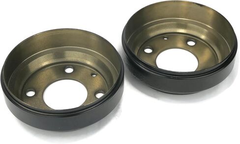 The ROP Shop Rear Brake Drums & Shoes Kit for Yamaha J55-W2536-00, J17-25340-00, JU0-G6521-00 in Saudi Arabia