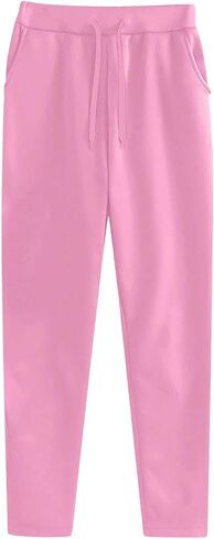 Jogger Sweatpants for Women High Waisted Plus Size Fall Pants Workout Active Baggy Lounge Pants with Pockets in Saudi Arabia