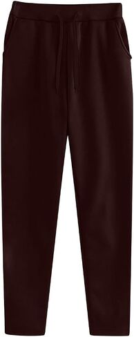 Jogger Sweatpants for Women High Waisted Plus Size Fall Pants Workout Active Baggy Lounge Pants with Pockets in Saudi Arabia