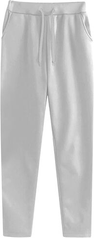 Jogger Sweatpants for Women High Waisted Plus Size Fall Pants Workout Active Baggy Lounge Pants with Pockets in Saudi Arabia