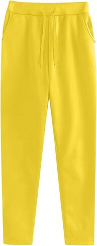 Jogger Sweatpants for Women High Waisted Plus Size Fall Pants Workout Active Baggy Lounge Pants with Pockets in Saudi Arabia