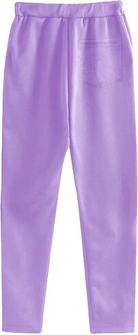 Jogger Sweatpants for Women High Waisted Plus Size Fall Pants Workout Active Baggy Lounge Pants with Pockets in Saudi Arabia
