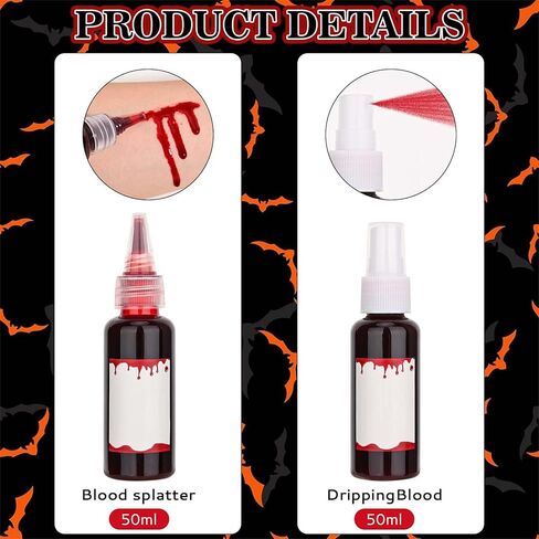 5 Pcs Halloween Psycho Killer Costume Include Raincoat, Tie,Plastic Fake Axe,Faux Blood and Business Card for Men Women Party Dress Up Multi in Kuwait