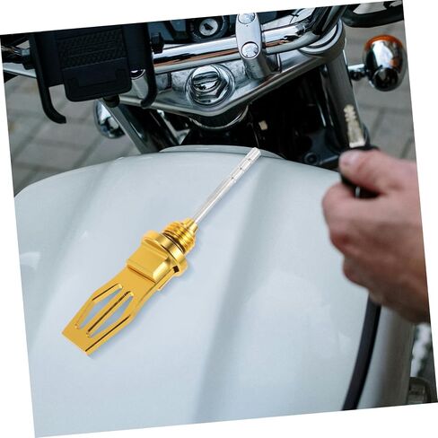 VALICLUD Motorcycle Oil Level Measurement: Aluminum Alloy Oil Gauge Cap - Essential for Motorbike Repair Scooter Engine Maintenance in Saudi Arabia