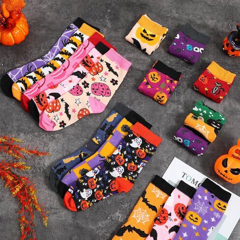 48 Pairs Socks Bulk for Men Women Novelty Design Crew Socks for Holiday Gift in Saudi Arabia