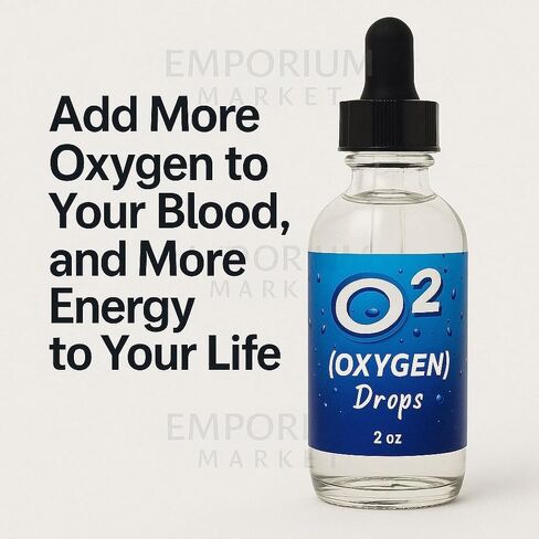 Generic Liquid Oxygen Drops, oxygenate The Body, Boost Your Energy, purify Water and Assist Overall Health Pack 3 Frascos in Saudi Arabia