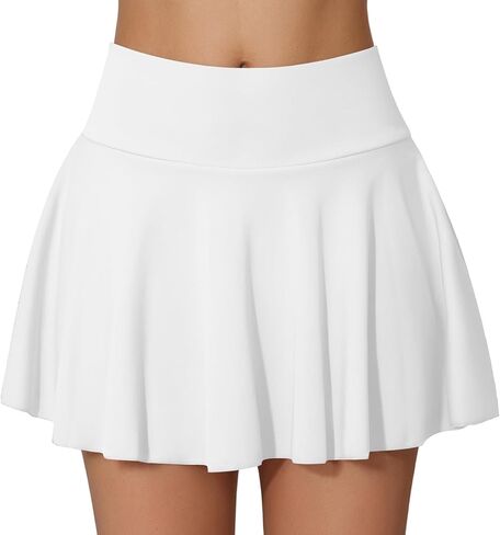 3 Pack Pleated Tennis Skirts for Women High Waisted Athletic Skorts with Pockets Mini Skorts Tummy Control in Saudi Arabia