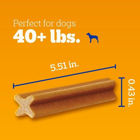 dentastix Pedigree Dental Dog يعامل للكلاب الكبيرة نكهة طازجة لعظام الأسنان، 52 أوقية. حزمة متعددة (60 قطعة حلوى) in Kuwait