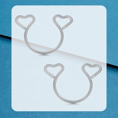 longita 1pair غير ثقب المجوهرات حلقات حلمة مزيفة قابلة للتعديل in Kuwait