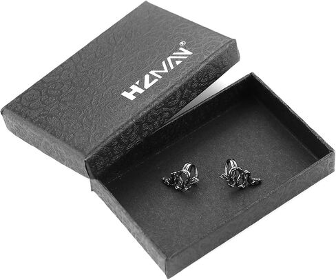 HZMAN Gothic Fake Nose Ring African Nose Cuffs Silver Faux Septum Stainless Steel Nose Rings Clip on Nose Jewelry for Woman Non Pierced Jewelry in Saudi Arabia