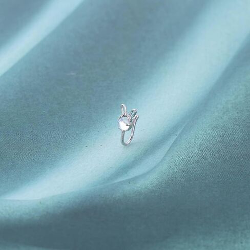 خمر كريستال أوبال أرنب أنف حلقة راينستون كفة CZ CZ لطيف النحاس الذهب الأفريقي مزيف لم؟ in Kuwait