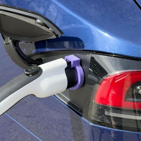 حلقة قفل الشاحن لمحول Tesla J1772 (الأصفر والأسود) in Kuwait