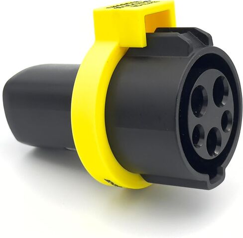 حلقة قفل الشاحن لمحول Tesla J1772 (الأصفر والأسود) in Kuwait