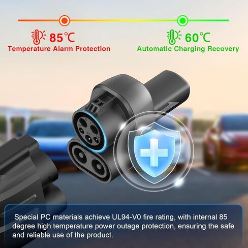 NACS to CCS Charging Adapter - Support Fast Charging for Ford, General Motors, and Rivian CCS1 Electric Vehicles at NACS Supercharger Stations, Support 500A, 1000V, and 250KW DC Fast Charging in Saudi Arabia