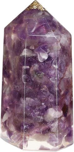 حزمة من 2 شفاء الصولج الصولج سداسي الكريستال للتأمل Wicca شقرا الموازنة ، peridot in Kuwait