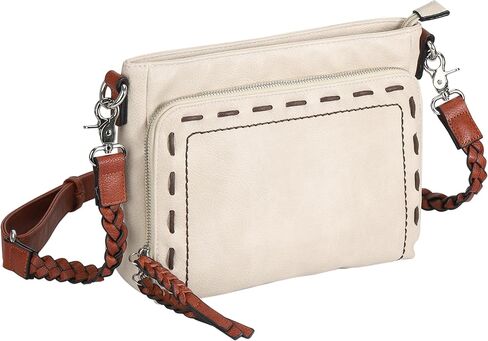 محفظة حمل مخفية للنساء - منظم حقيبة سكايلر كروس، قفل YKK وحافظة عالمية in Kuwait