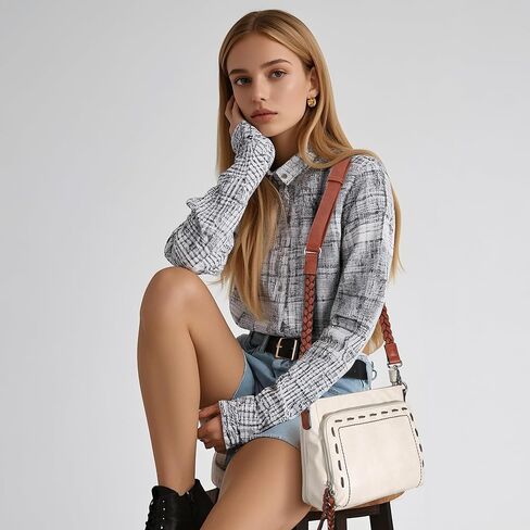 محفظة حمل مخفية للنساء - منظم حقيبة سكايلر كروس، قفل YKK وحافظة عالمية in Kuwait