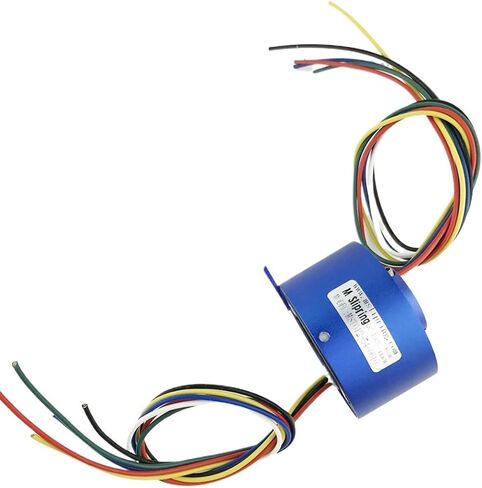 1PCS Hole Slip Ring 2/4/6/8/12 1.5/2/10A Hollow Slipring OD 22/54/86/99/119mm Diameter 5mm/7mm/12.7mm/25.4mm/38.1mm/50mm(25.4x85mm 2ch 10A) in Saudi Arabia