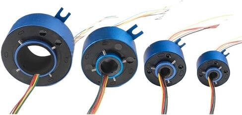 1PCS Hole Slip Ring 2/4/6/8/12 1.5/2/10A Hollow Slipring OD 22/54/86/99/119mm Diameter 5mm/7mm/12.7mm/25.4mm/38.1mm/50mm(25.4x85mm 2ch 10A) in Saudi Arabia