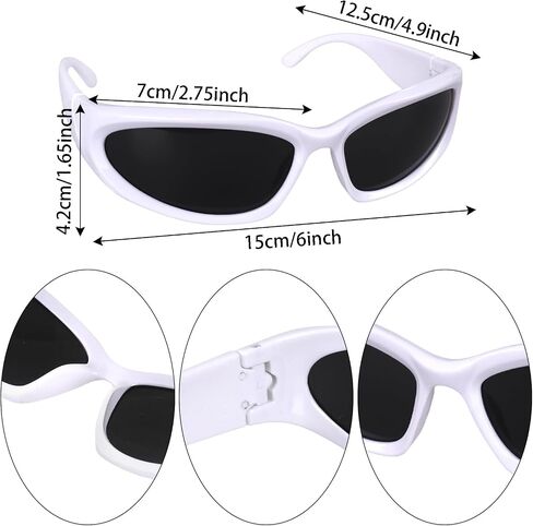 4Pcs Hip Hop Costume Set 80s 90s Rapper Hat Chain Ring Sunglasses for Men Women Halloween Party Outfit Multi in Saudi Arabia