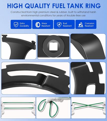 6599 Fuel Tank Ring Tool, LO164 Fuel Tank Lock Ring & 911-245 Fuel Tank Sending Unit Seal for Buick Cadillac Chevrolet Dodge Ford GMC Hummer Isuzu Jeep Lincoln Mazda Pontiac Ram Saab Saturn Suzuki in Saudi Arabia