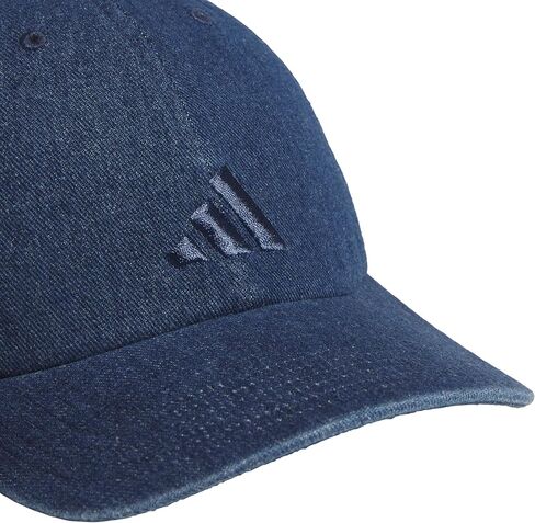 قبعة adidas Ultimate Hat ذات تاج مريح وقابل للتعديل، قبعة بيسبول قطنية بحزام خلفي، لون وردي/أسود in Saudi Arabia