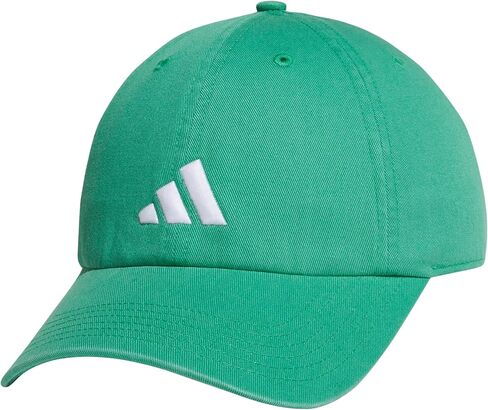 adidas Ultimate Hat Relaxed Crown Adjustable Fit Strapback Cotton Baseball Cap, Bliss Pink/Black in Kuwait
