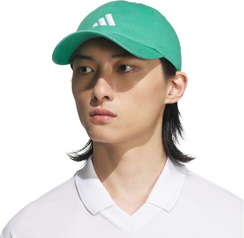 adidas Ultimate Hat Relaxed Crown Adjustable Fit Strapback Cotton Baseball Cap, Bliss Pink/Black in Kuwait