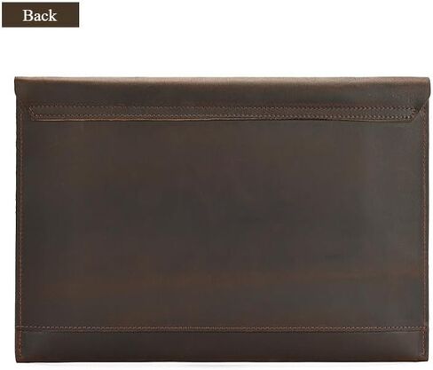 مجلد Premium Leather Portfolio - حامل مستندات احترافي مع مقصورة محمول ومحمول مخصصة in Kuwait