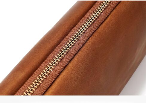 حقيبة القابض الجلدية المضادة للسرقة للرجال محفظة سفر للحبوب مع منظم هاتف بطاقة معصم القفل in Kuwait