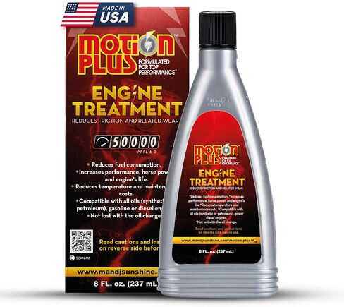 Engine Treatment Motion Plus/Metal Treatment/Super Lubricant/Heavy Duty/Anti Friction/Engine Metal Treatment/Lube/EP/Automotive/Cars / 1 Gallon U.S in Saudi Arabia