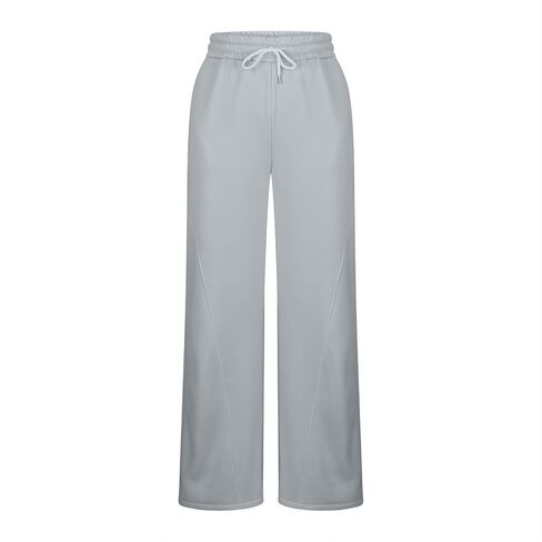 Womens Wide Leg Sweatpants High Waisted Baggy Sweat Pants Casual Drawstring Workout Athletic Yoga Joggers with Pocket in Saudi Arabia