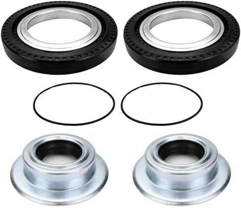 6 PCS Front Axle Knuckle Vacuum Seals, Hub O-Ring and Seals Kit Fit for 2005-2019 Ford F250 F350 F450 F550 Super Duty with Front Dana 60 Axles Replace 2017426 2014835 54983 in Saudi Arabia