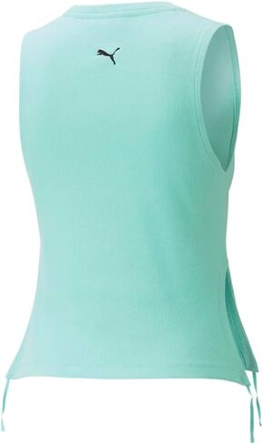 PUMA Womens Mapf1 Logo Crew Neck Tank Casual - Green in Saudi Arabia