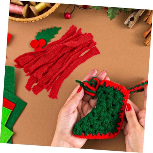Yardwe 20pcs Mini Doll Scarves الأوشحة الإبداعية لزخارف حفلات العطلات والوزن الخفيف لحفلات موضوع عيد الميلاد والتجمعات العائلية in Kuwait
