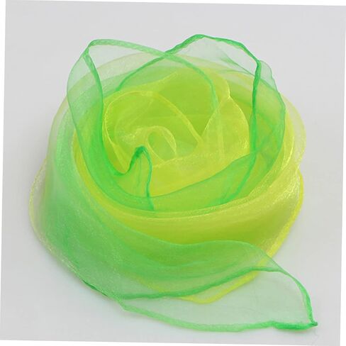 24Pcs Gradient Dance Scarves Juggling Scarves for Performance Color for Decoration and Stage Props present for Boys in Saudi Arabia